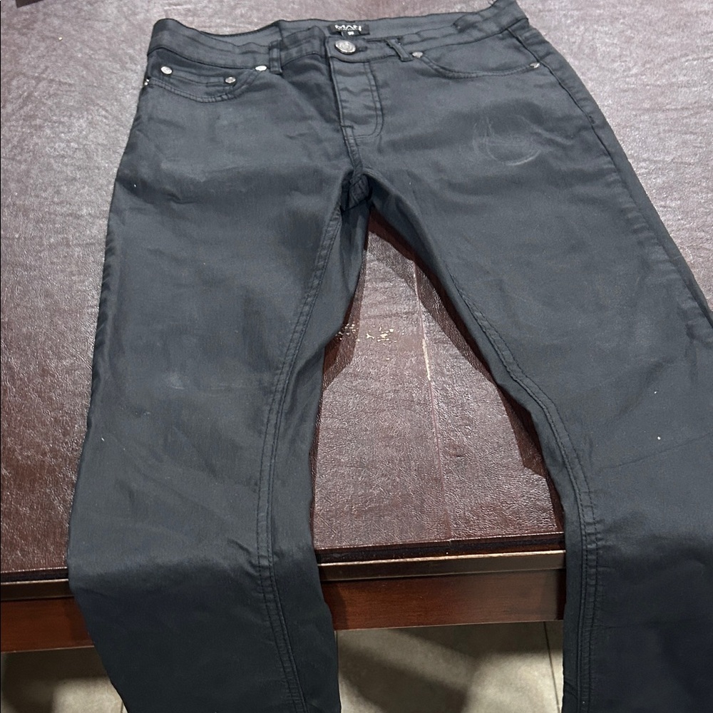 Boohoo Mens Charcoal Skinny Jeans